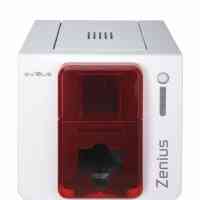 Evolis Zenius Classic Fire Red Single ID Card Printer