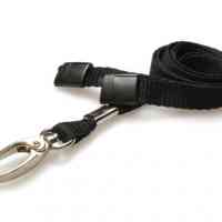 Total-Eco Recycled Plain Lanyard with Metal Lobster Clip - Various Colours