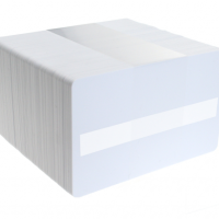 Blank White Plastic Cards with Signature Panel - Pack of 100