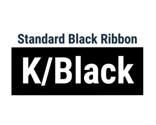 Standard Black Printer Ribbon